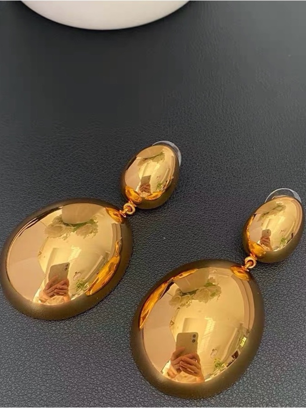 Isabel Marant Shiny Gold Drop Earrings